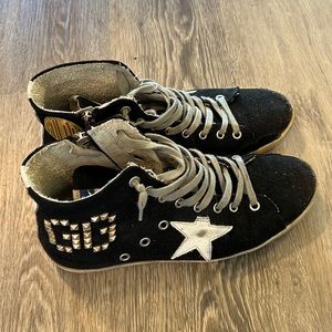 Golden goose black high tops